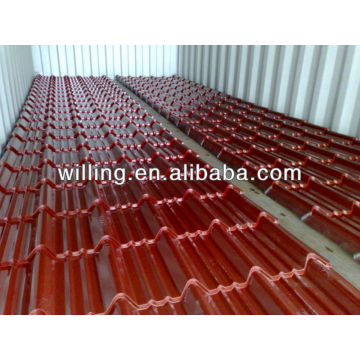 Hot selling colored tile roofing sheet steel roof sheet metal tile roof sheet OEM service